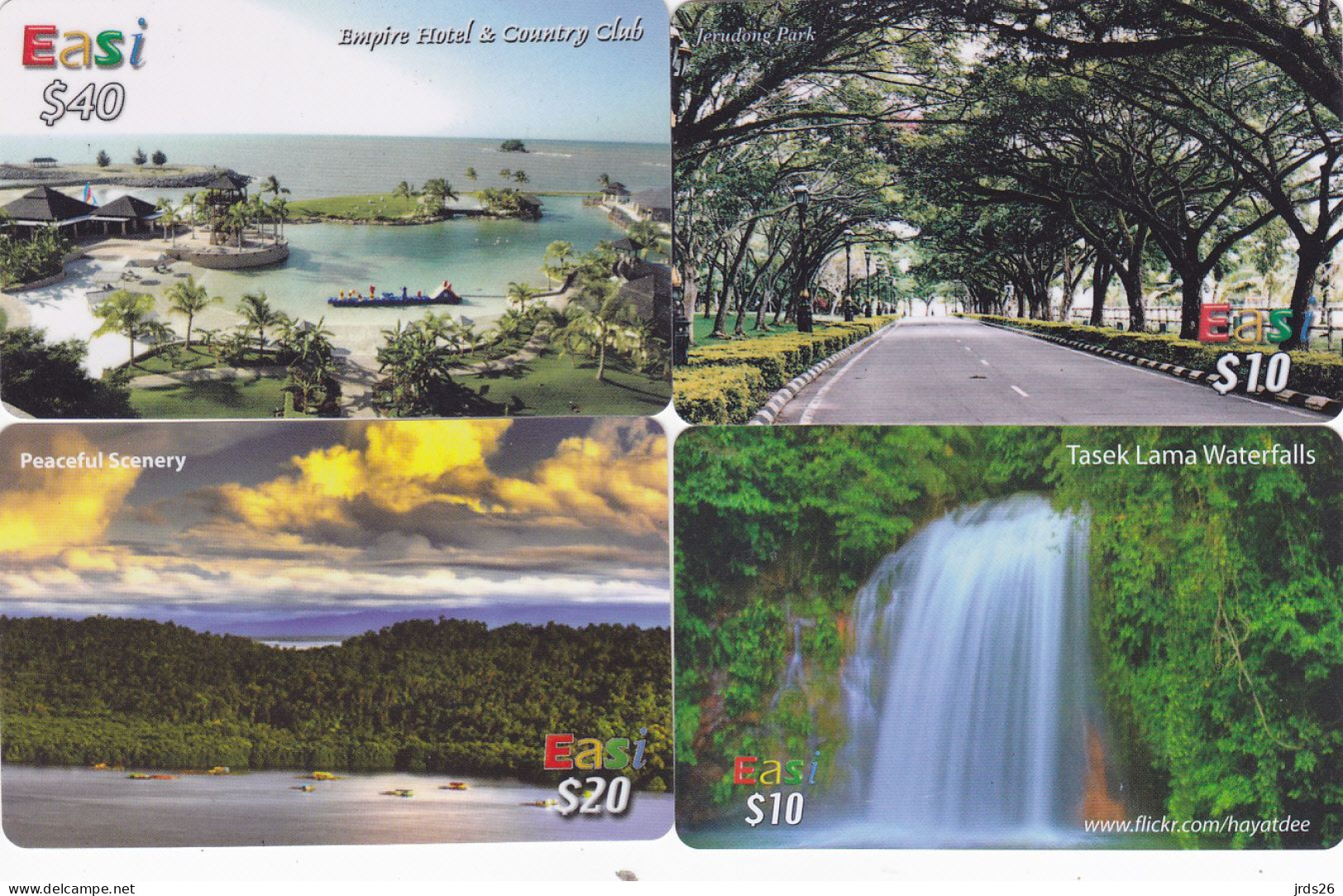 Brunei 4 Phonecards  - - Landscape - Brunei