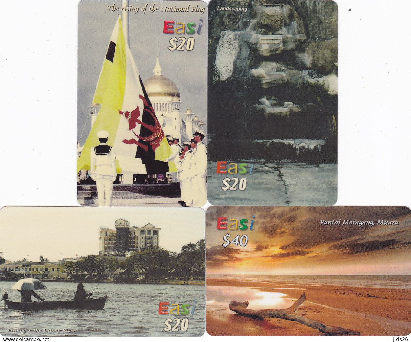 Brunei 4 Phonecards  - - Landscape, City - Brunei