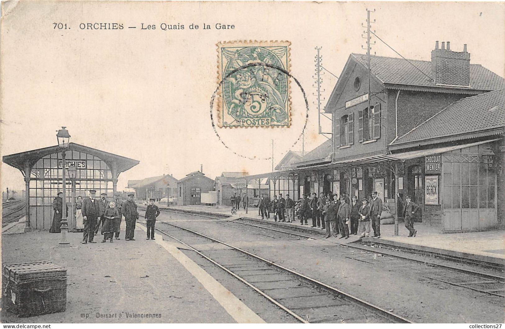 59-ORCHIES- LES QUAIS DE LA GARE - Orchies