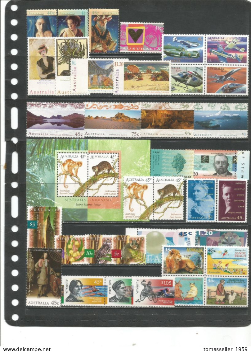 AUSTRALIA  1996 Year Set.MNH* - Vollständige Jahrgänge