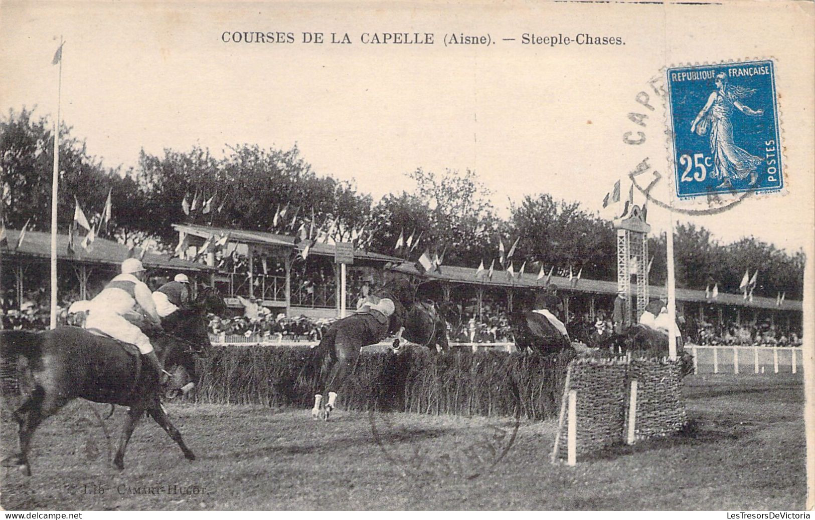 FRANCE - 02 - COURSES DE LA CAPELLE - Steeple Chases - Carte Postale Ancienne - Saint Quentin