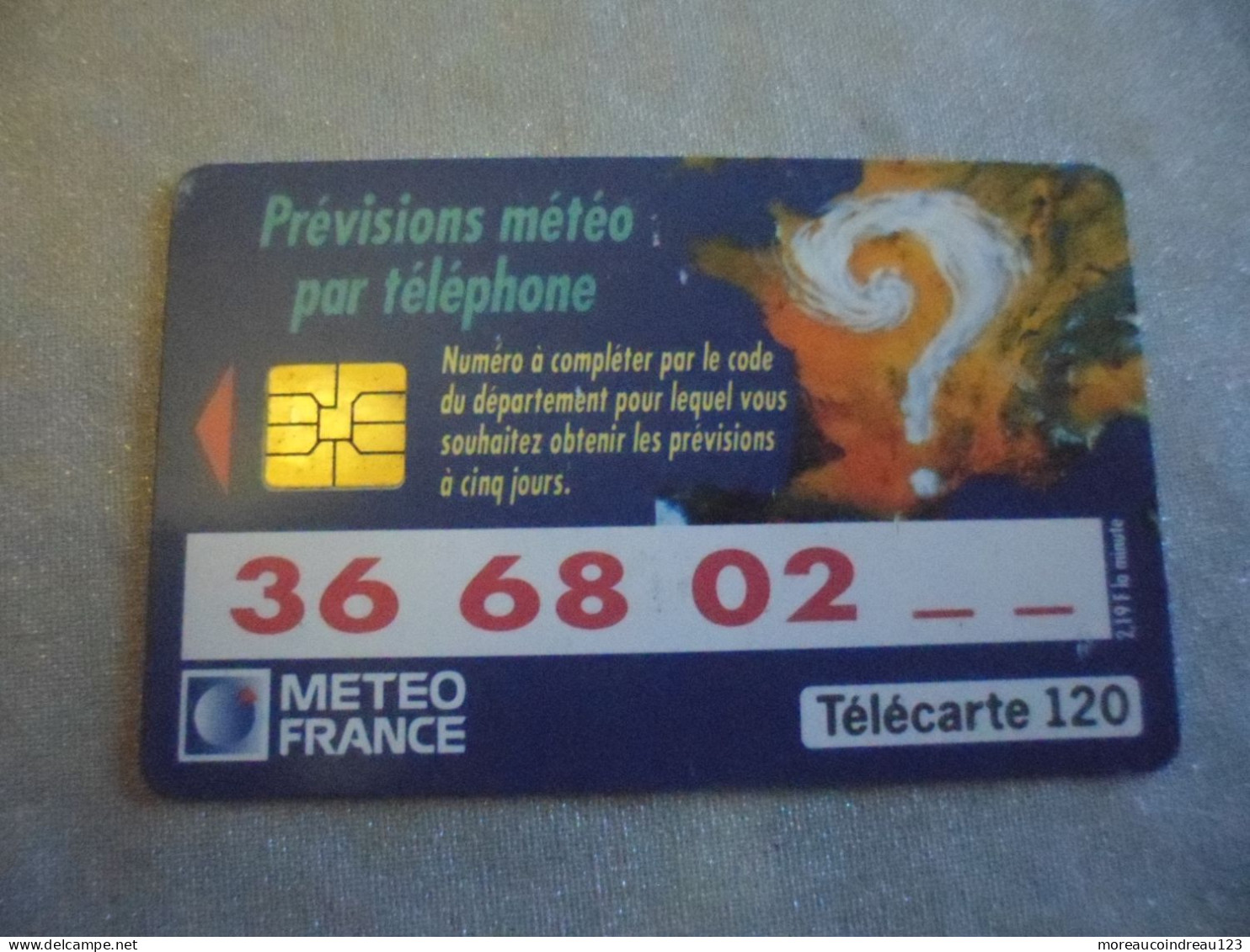 2 X Télécartes Météo France 50 Unités Et120 Unités - Estaciones