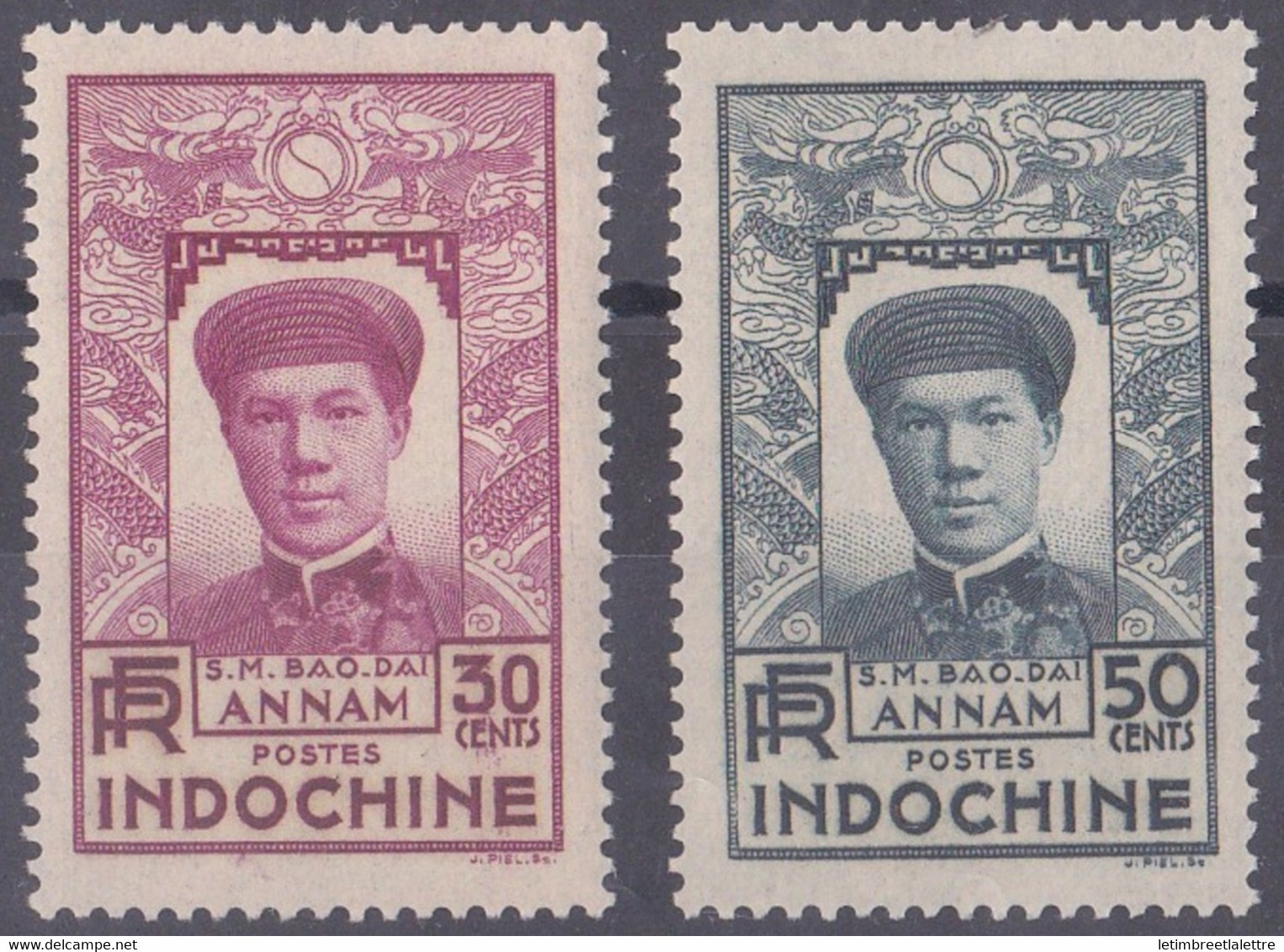 Indochine - YT N° 178 Et 179 ** - Neuf Sans Charnière - 1936 - Unused Stamps