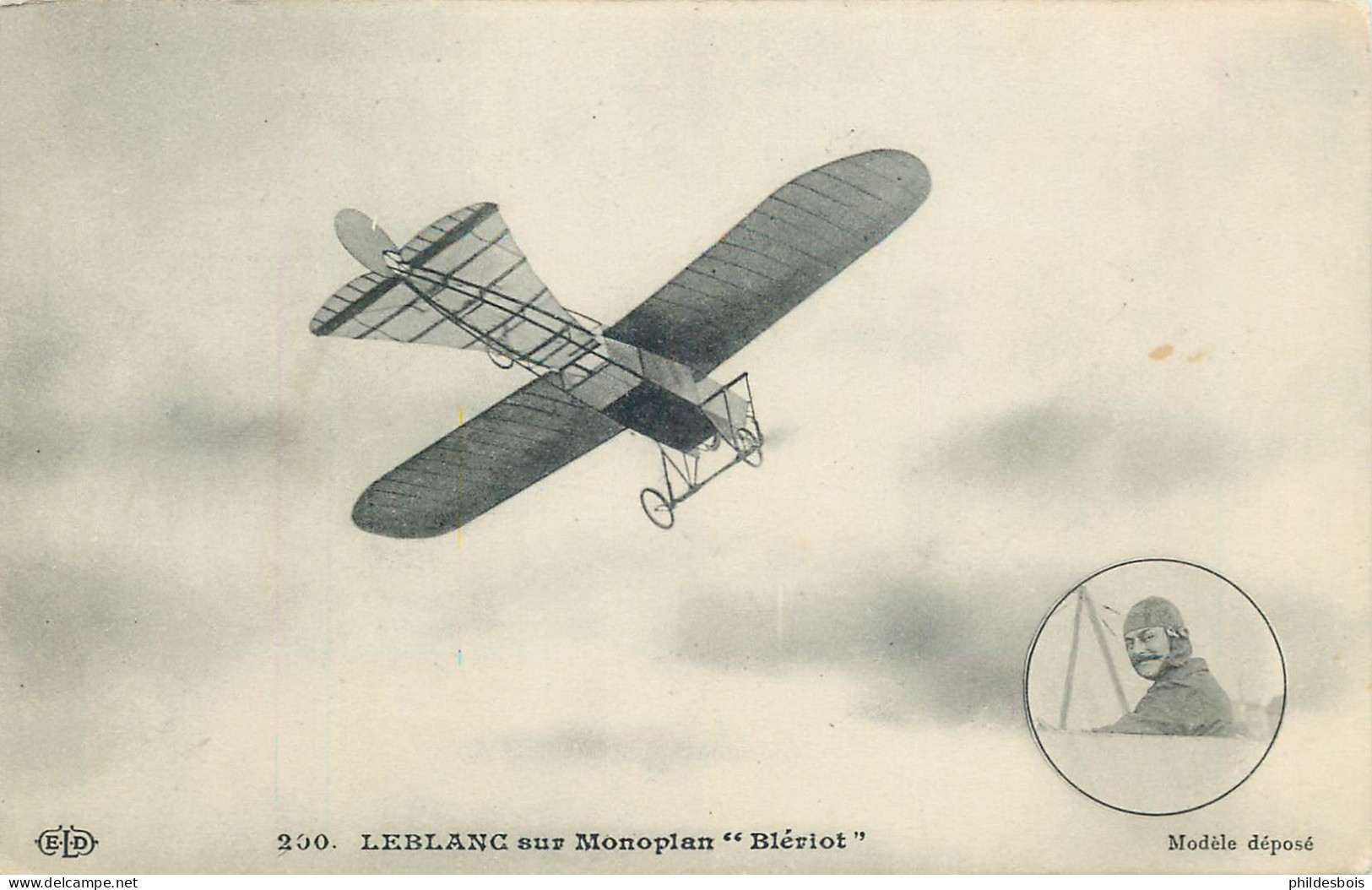 LEBLANC Sur Monoplan Blériot - 1914-1918: 1a Guerra