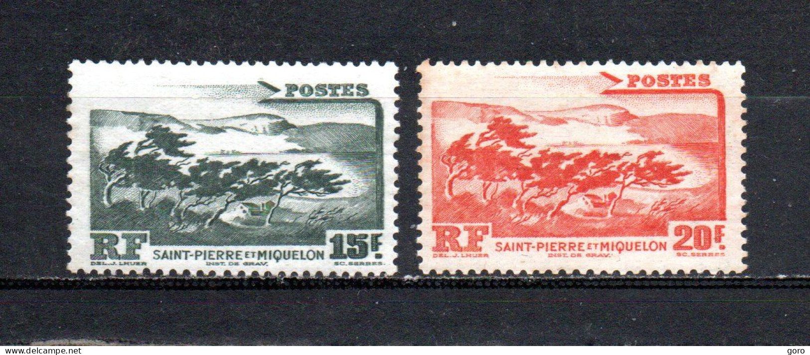 San Pedro Y Miquelon   1947  .-   Y&T   Nº    341/342 - Used Stamps