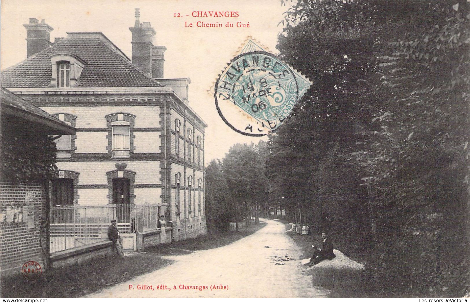 FRANCE - 10 - CHAVANGES - Le Chemin Du Gué - Edit P Gillot - Carte Postale Ancienne - Andere & Zonder Classificatie