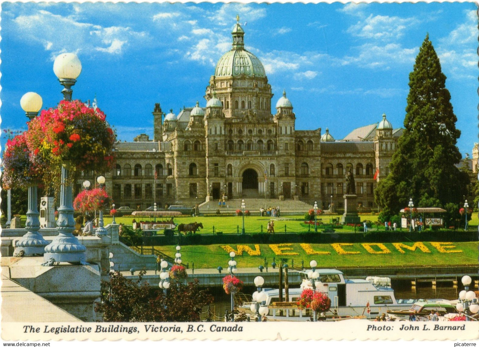 The Legislative Buildings, Victoria, B.C, Canada - Publ. John L. Barnard - Victoria