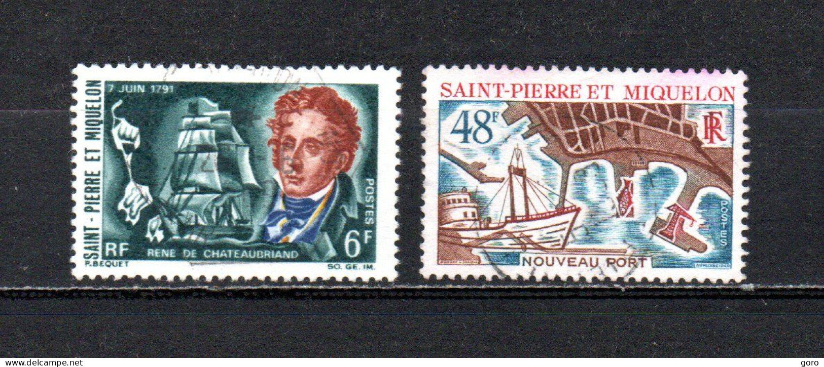 San Pedro Y Miquelon   1967-68  .-   Y&T   Nº    378-381 - Used Stamps