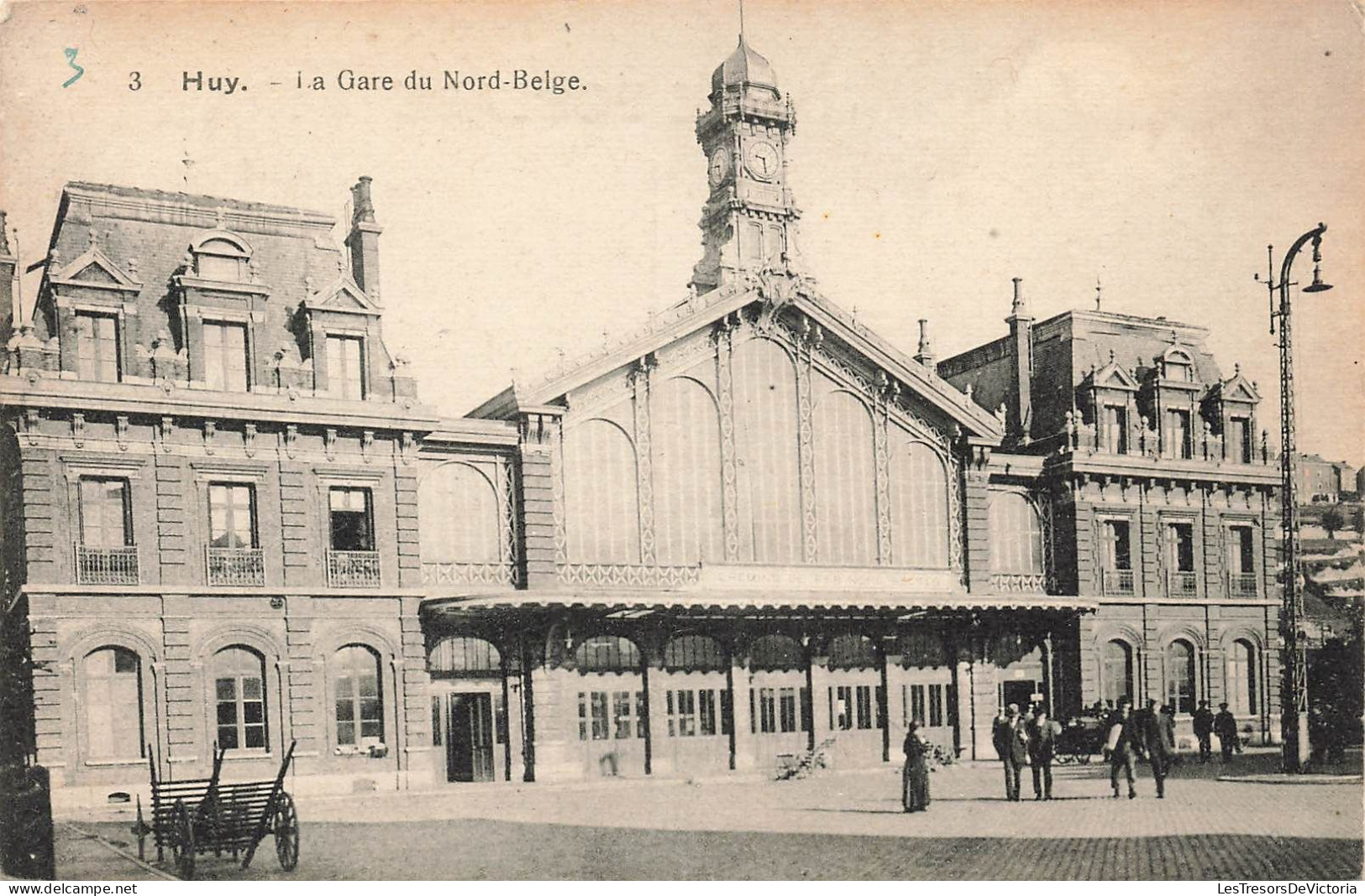 Belgique - Huy - La Gare Du Nord Belge  - PhoB - Animé - Carte Postale Ancienne - Hoei