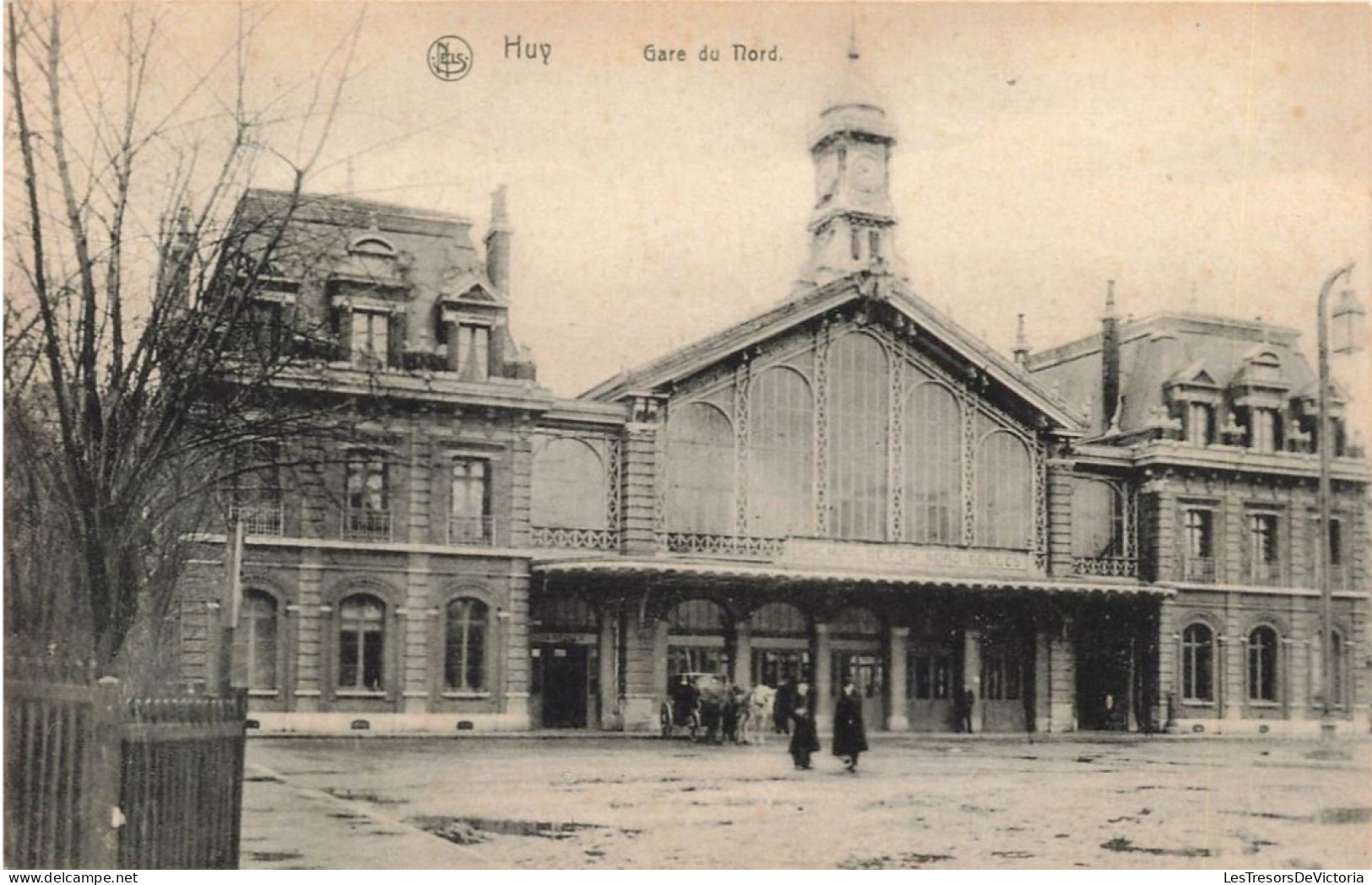 Belgique - Huy - Gare Du Nord - Edit. Nels - Animé - Carte Postale Ancienne - Hoei