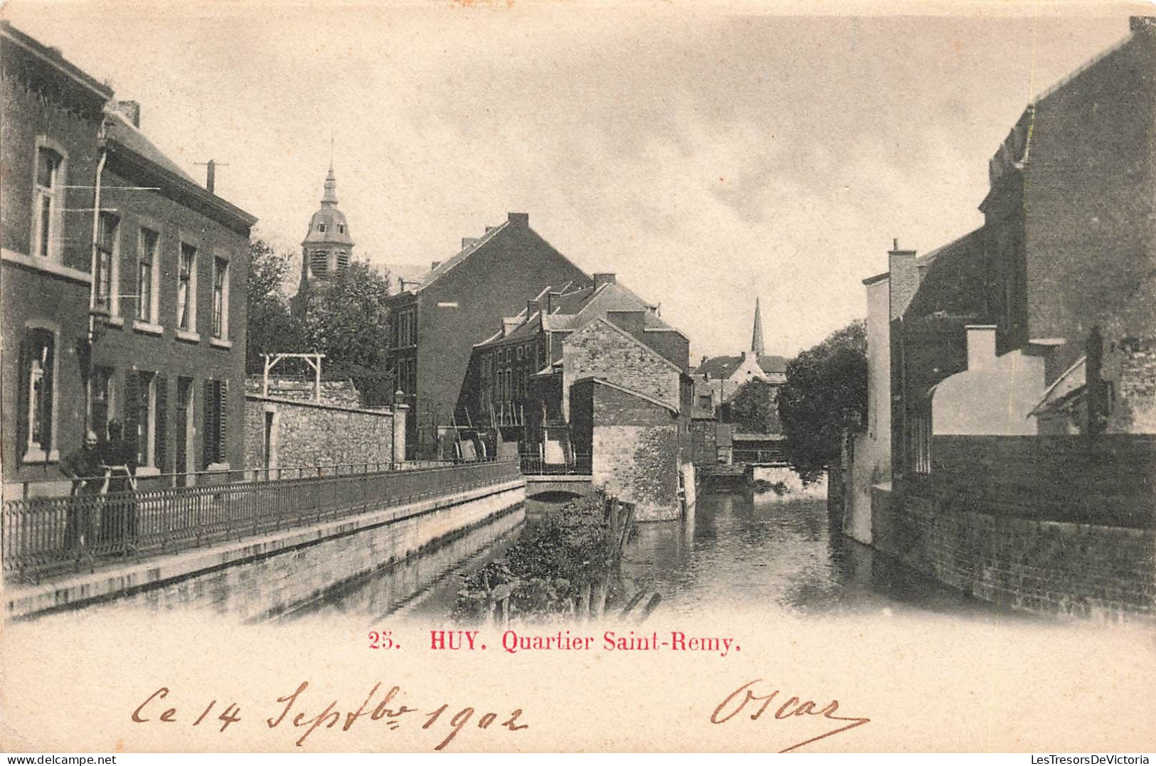 Belgique - Huy - Quartier Saint Rémy - Rivière - Carte Postale Ancienne - Hoei