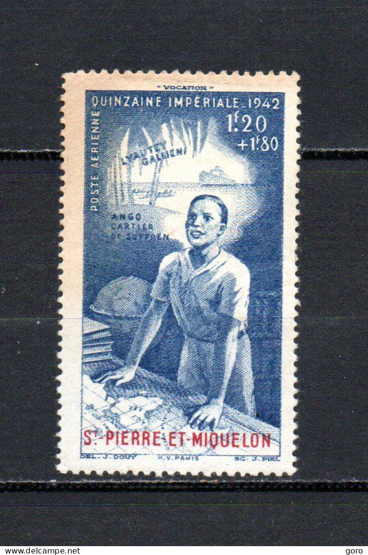 San Pedro Y Miquelon   1942  .-   Y&T   Nº    3    Aéreo - Used Stamps