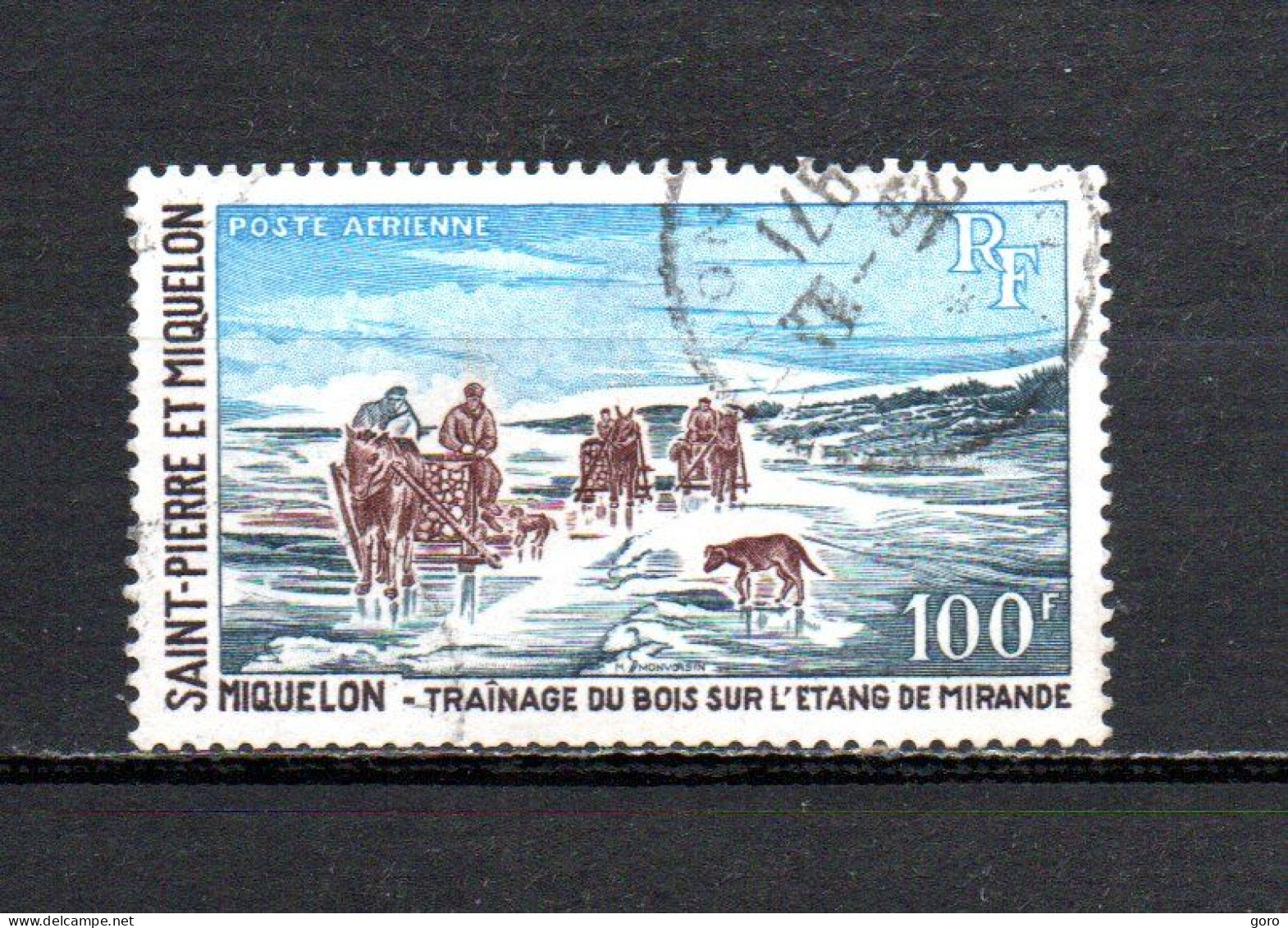 San Pedro Y Miquelon   1969  .-   Y&T   Nº    45    Aéreo - Gebruikt