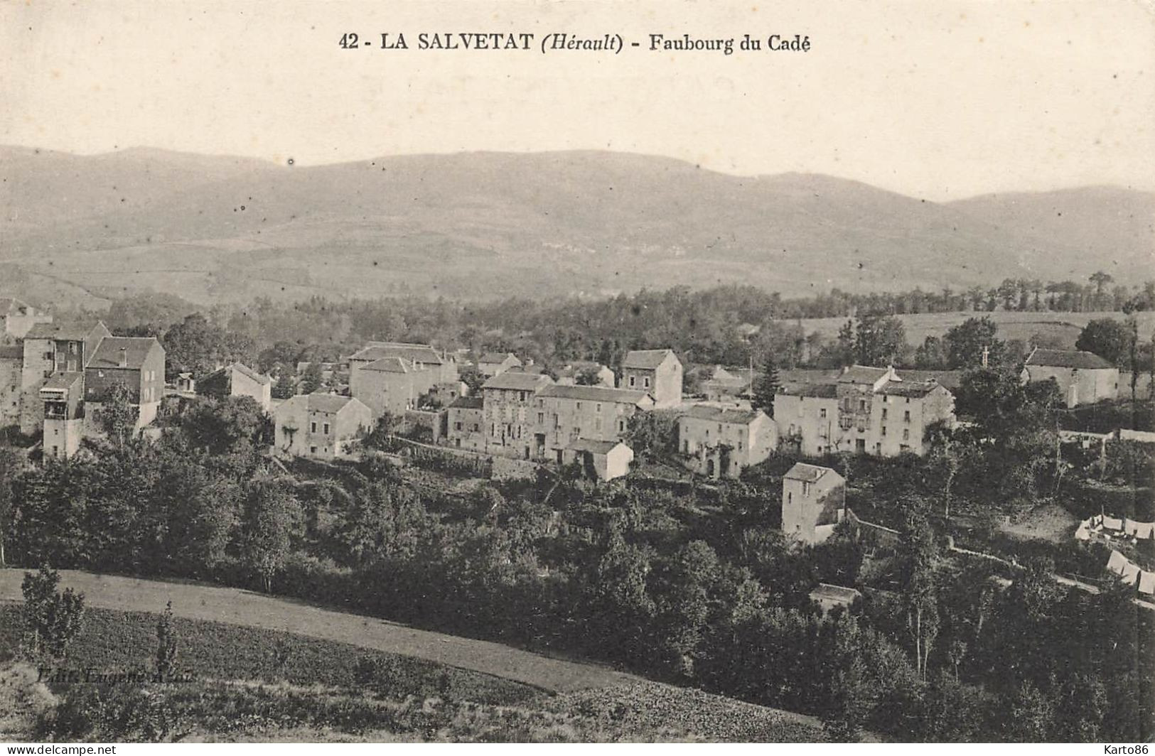 La Salvetat * Vue Sur Le Quartier Faubourg Du Cadé - La Salvetat