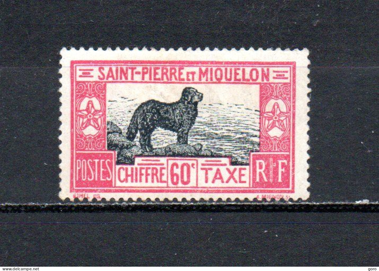 San Pedro Y Miquelon   1925-27  .-   Y&T   Nº    28    Taxa      ( Descarnado  ) - Postage Due