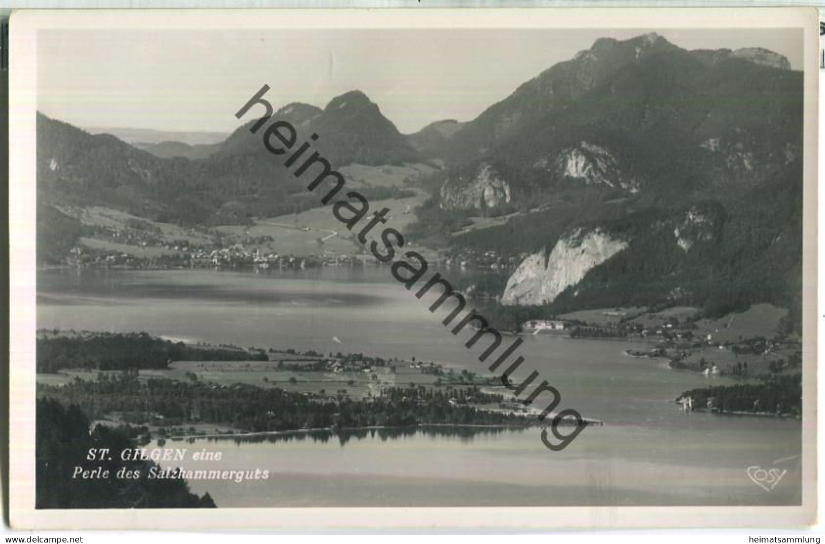 St. Gilgen Am Wolfgangsee - Foto-Ansichtskarte - Cosy-Verlag Salzburg - St. Gilgen