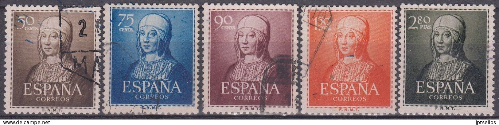 ESPAÑA 1951 Nº1092/1096 USADO, REF.02 - Used Stamps
