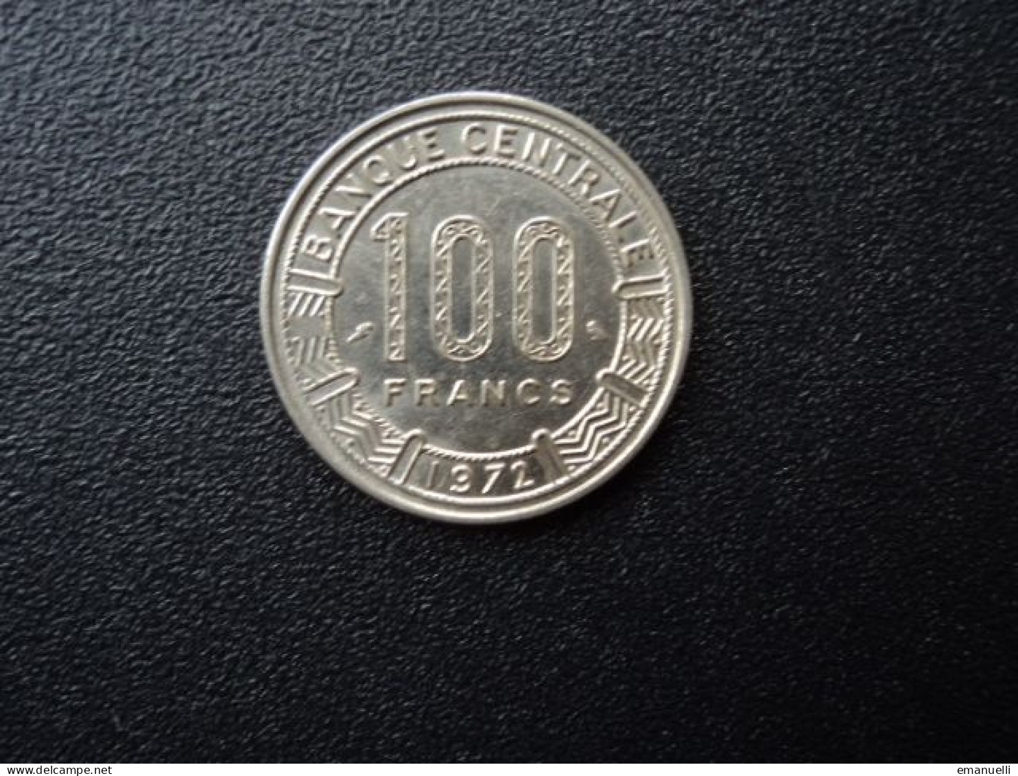 GABON : 100 FRANCS  1972    KM 12      SUP - Gabun