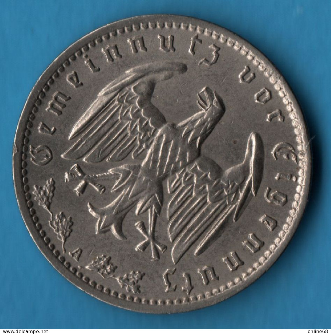 DEUTSCHES REICH 1 REICHSMARK 1935 A KM# 78 - 1 Reichsmark