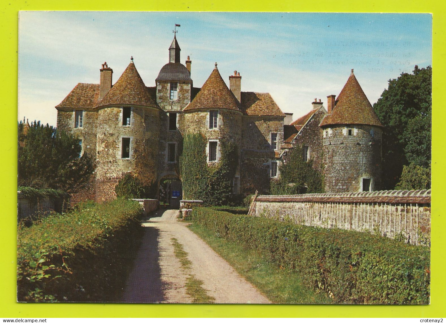 89 TREIGNY RATILLY Le Château Fort Porte Et Pont Levis Défendus Par 6 Tours VOIR DOS - Treigny