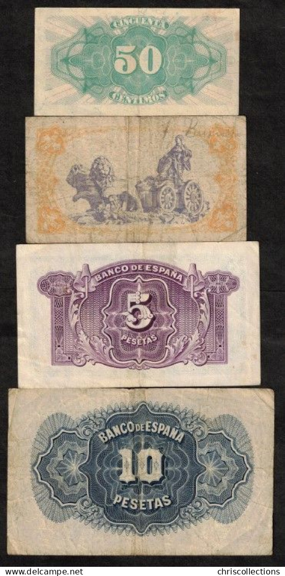 ESPAGNE - Lot De 8 Billets D'Espagne - Sammlungen