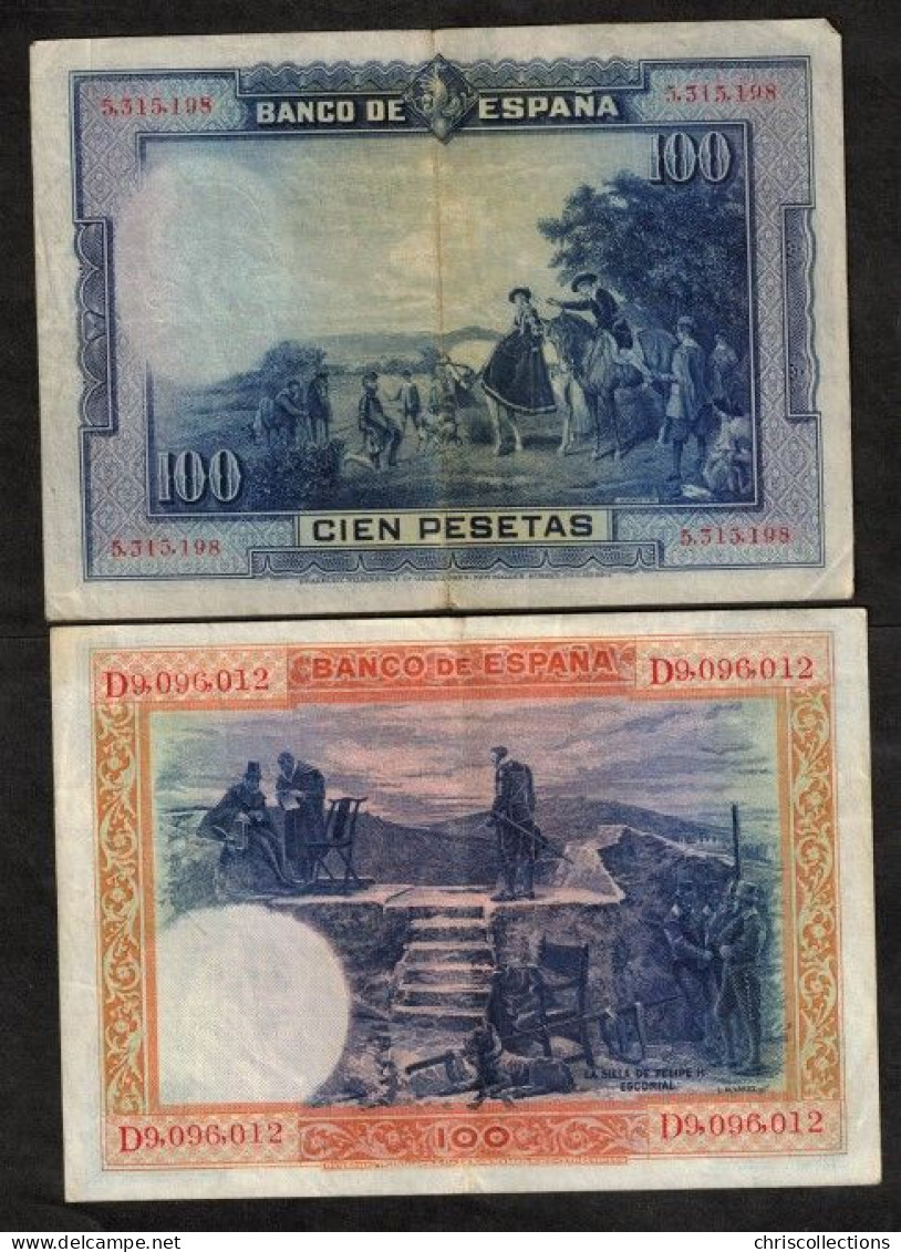 ESPAGNE - Lot De 8 Billets D'Espagne - Collections