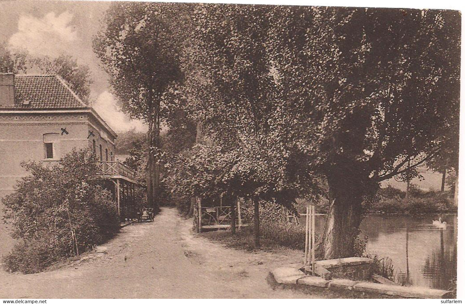 Carte Postale. RHODE St GENESE. Septfontaines. L'Hôtel.1928 - Rhode-St-Genèse - St-Genesius-Rode