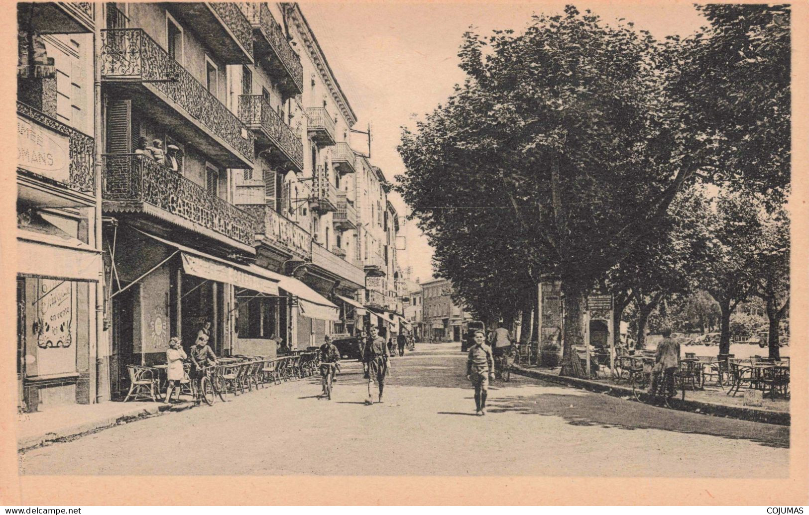 07 - LE TEIL - S12833 - Place Des Sablons Et Rue De La Résistance - Café Du Marché - L1 - Le Teil