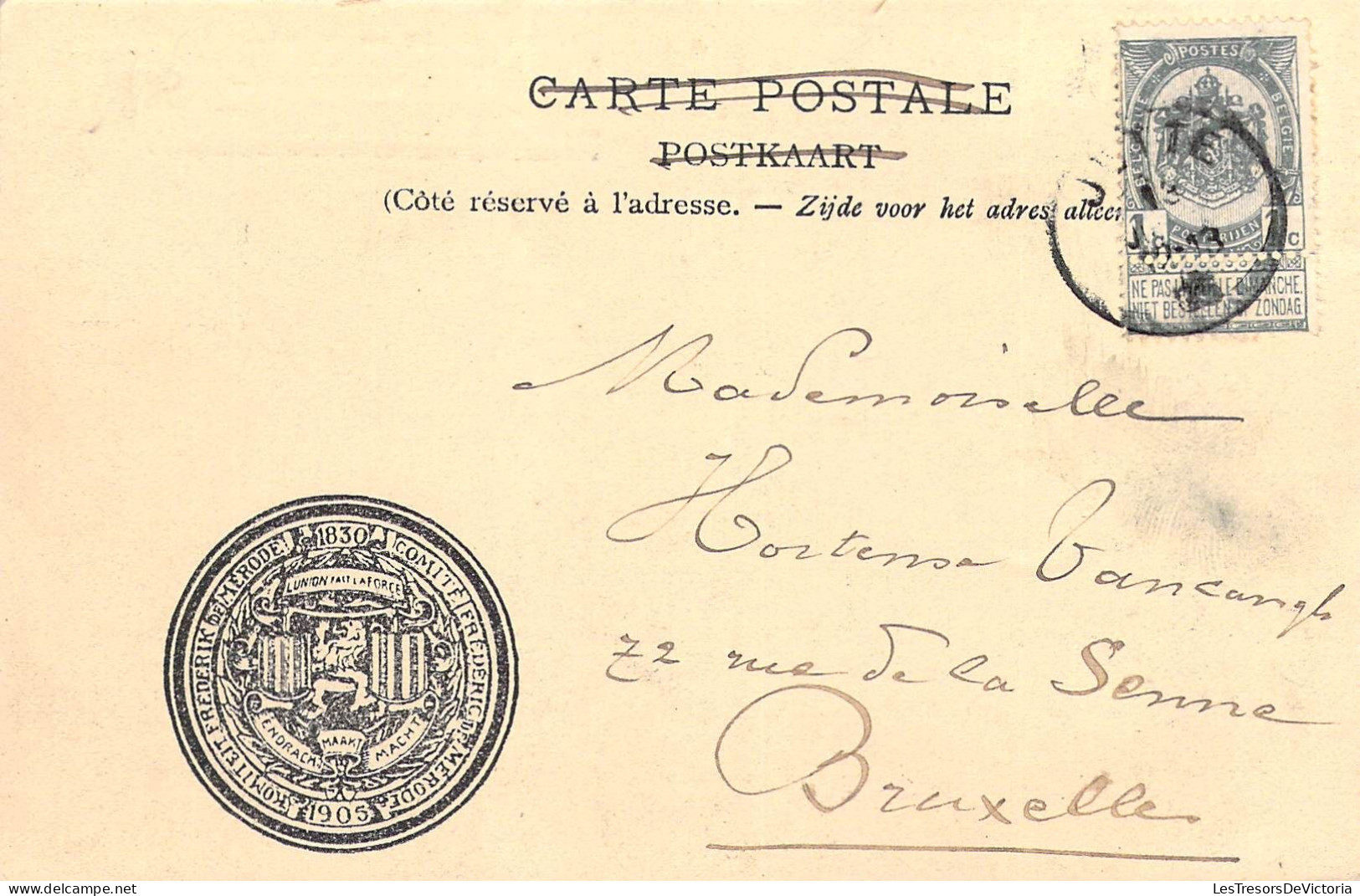 Militaria - Le 19 Octobre 1830 à La Fête Des Campinois - Frédéric De Mérode Escalade.. - Carte Postale Ancienne - Andere & Zonder Classificatie