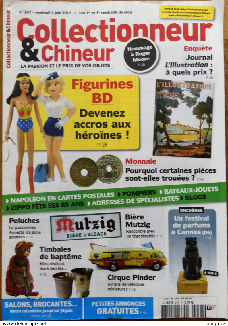 Magazine Collectionneur Et Chineur 347 LES FIGURINES DES HEROINES BD L'ILLUSTRATION - Figurines En Plastique