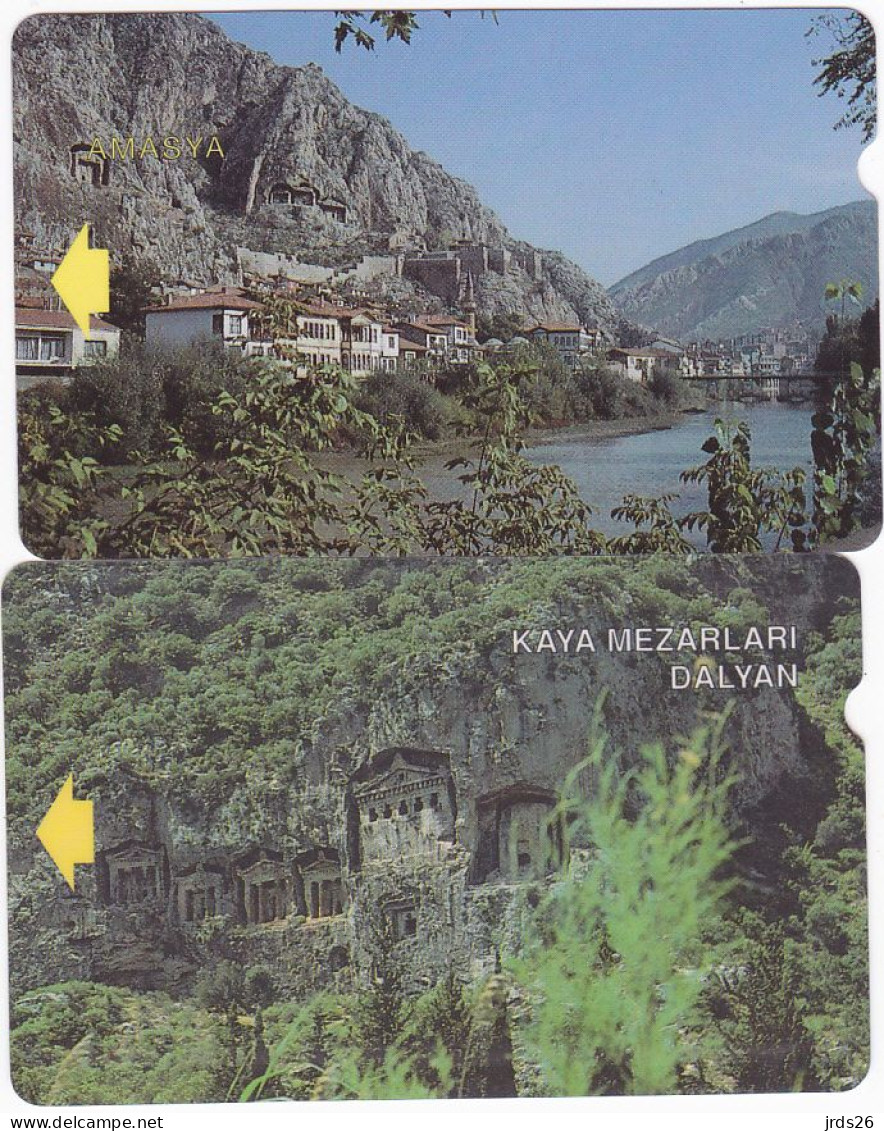 Turkey 2 Phonecards Alcatell  - - - Landscape - Türkei