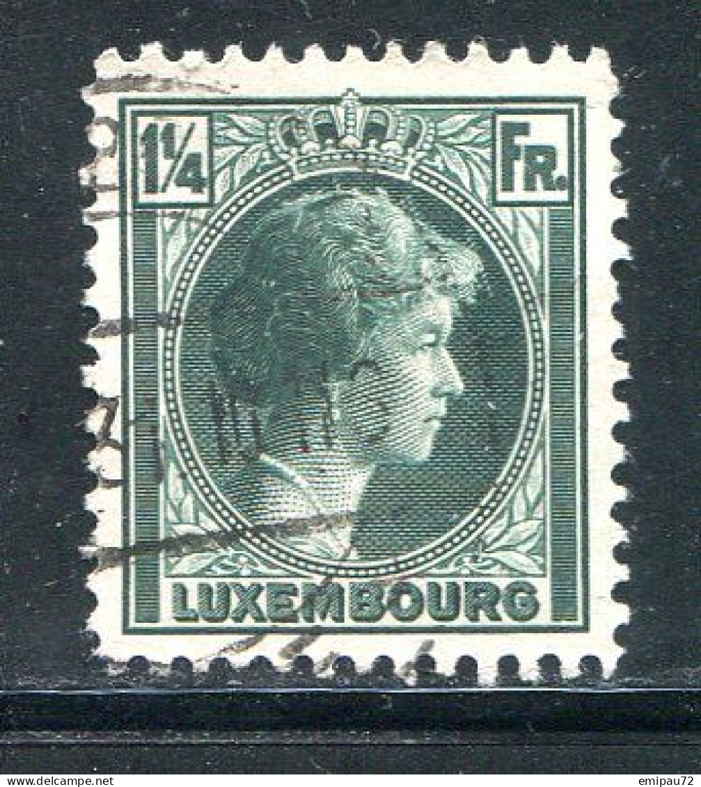 LUXEMBOURG- Y&T N°224- Oblitéré - 1926-39 Charlotte Di Profilo Destro