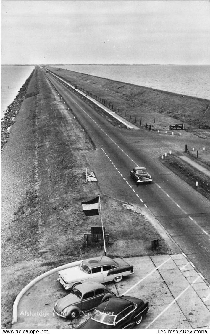 PAYS-BAS - Afsluitdijk Richting Den Oever - Carte Postale Ancienne - Autres & Non Classés