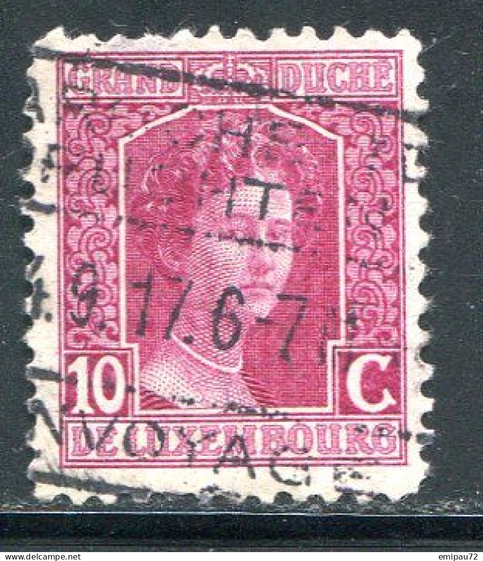 LUXEMBOURG- Y&T N°95- Oblitéré - 1914-24 Marie-Adélaida