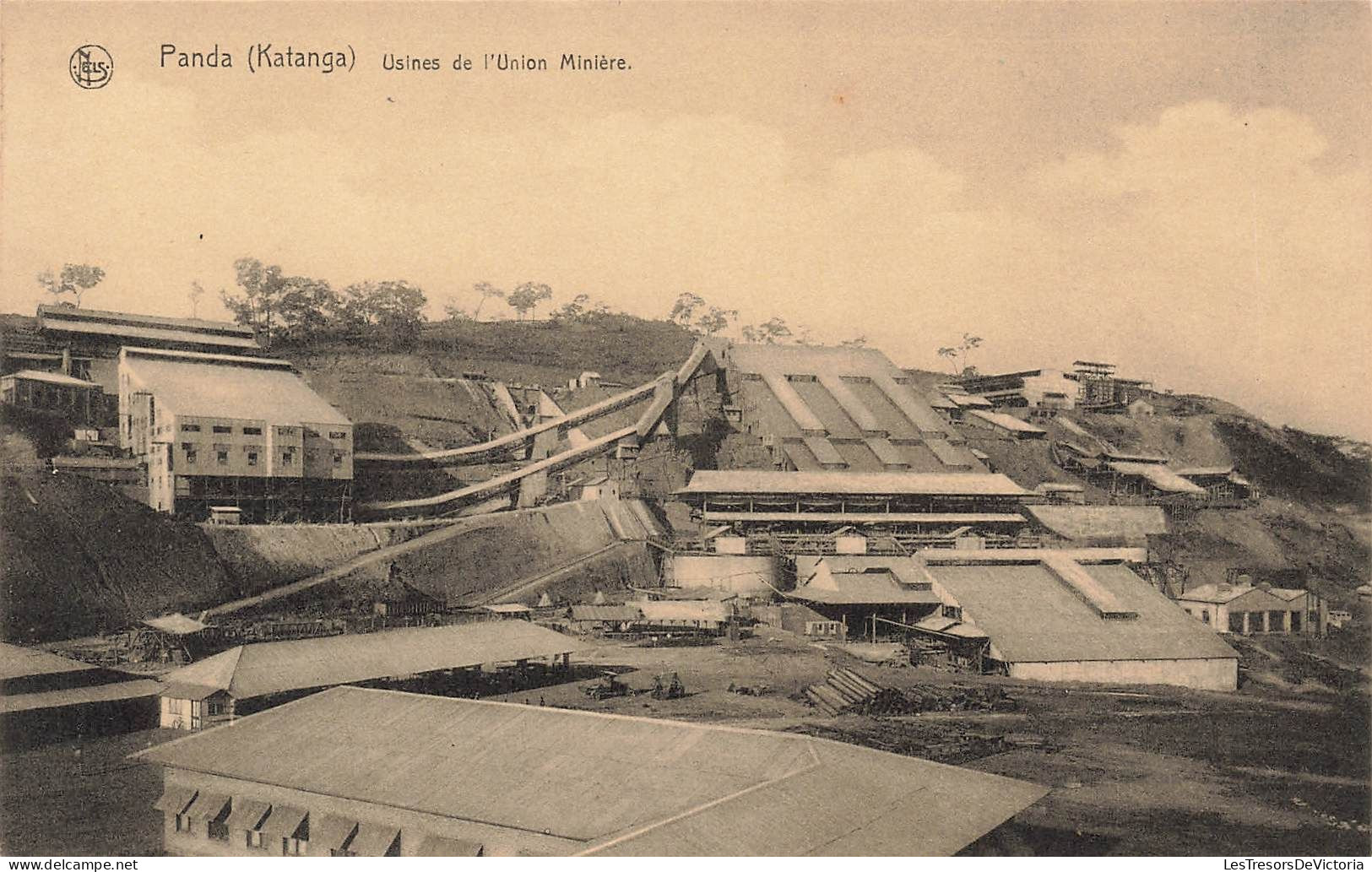 Congo - Panda - Katanga - Usines De L'union Minière - Edit. Ern Thill - Nels  - Carte Postale Ancienne - Kinshasa - Leopoldville