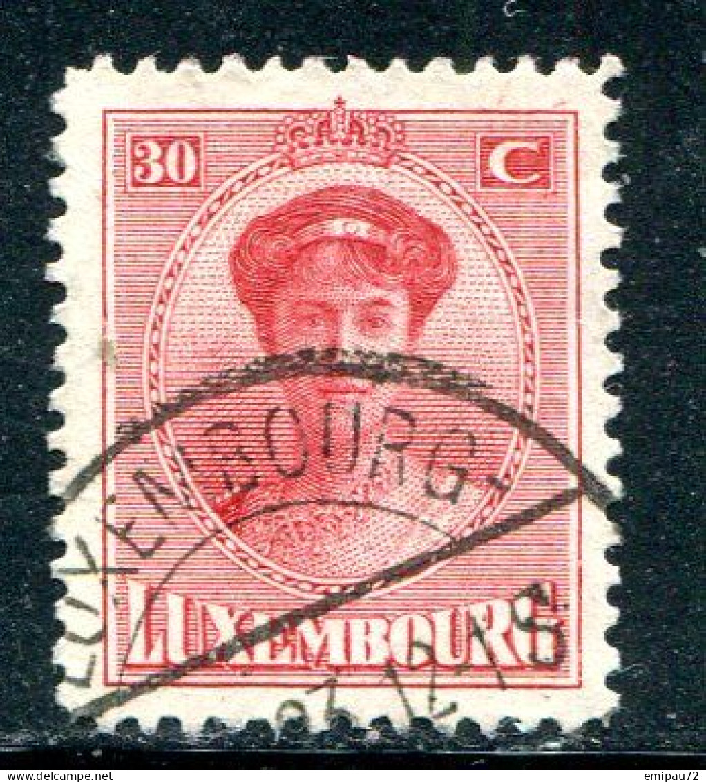 LUXEMBOURG- Y&T N°127- Oblitéré - 1921-27 Charlotte Front Side