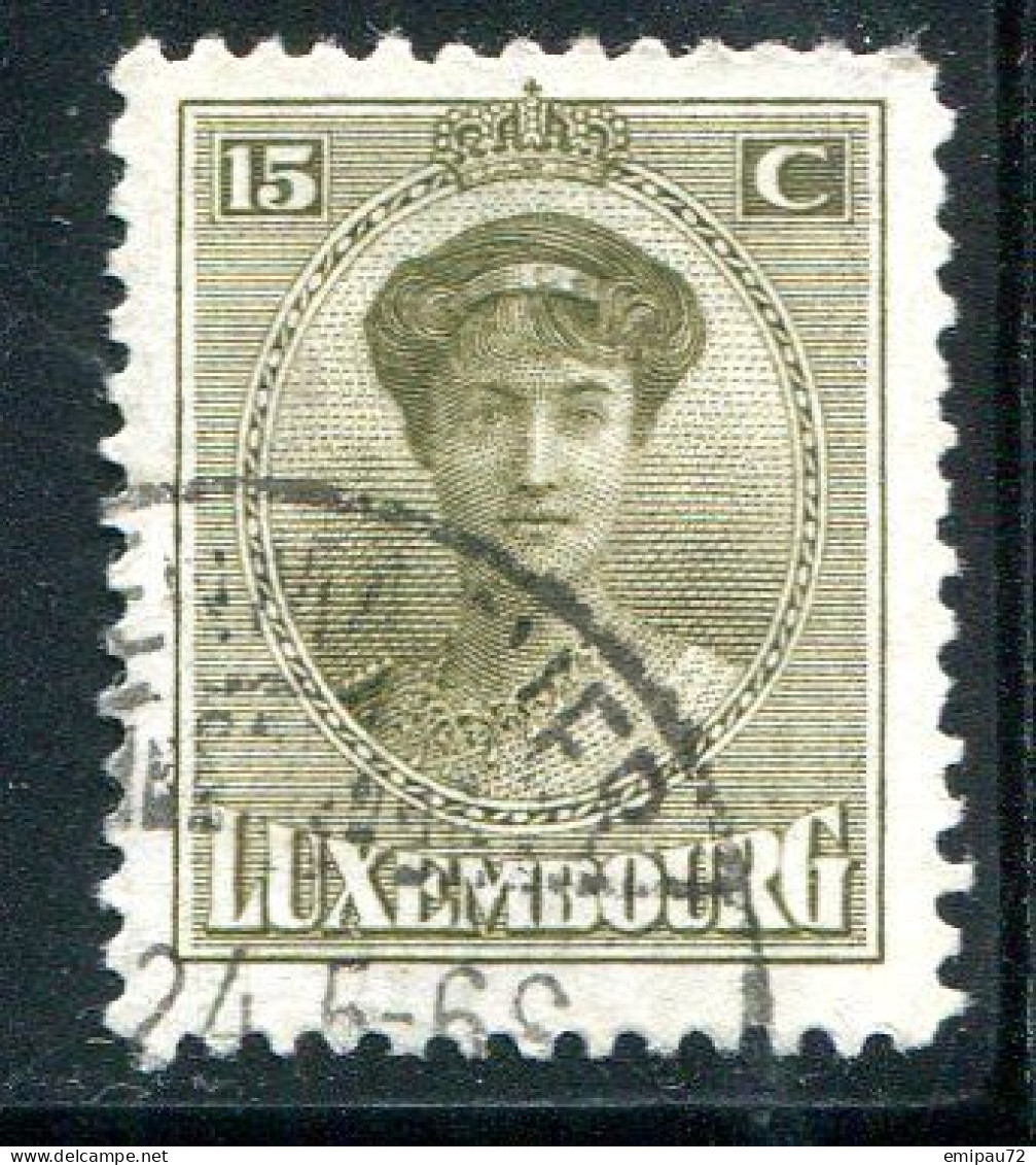 LUXEMBOURG- Y&T N°124- Oblitéré - 1921-27 Charlotte Di Fronte
