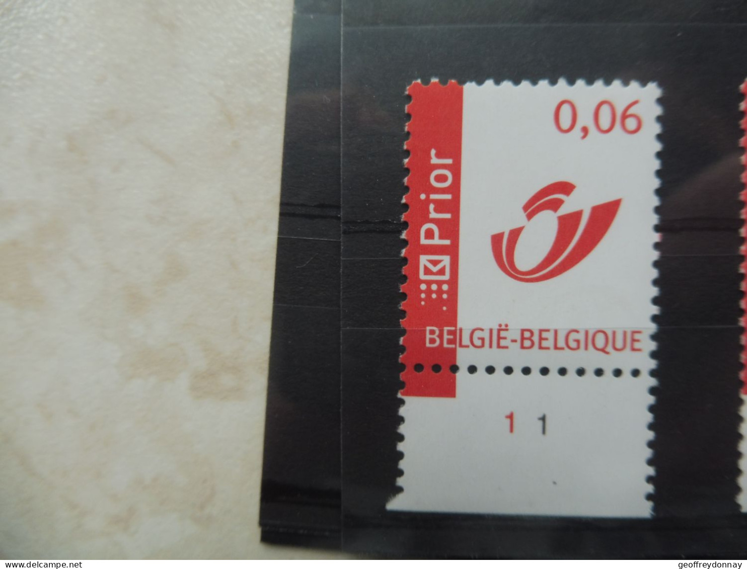 Plaatnummer Belgie / Numero De Planche Belgique Logo Poste Mnh Neuf **  Planche 1 ( 3351 ) Année 2005 - 1991-2000