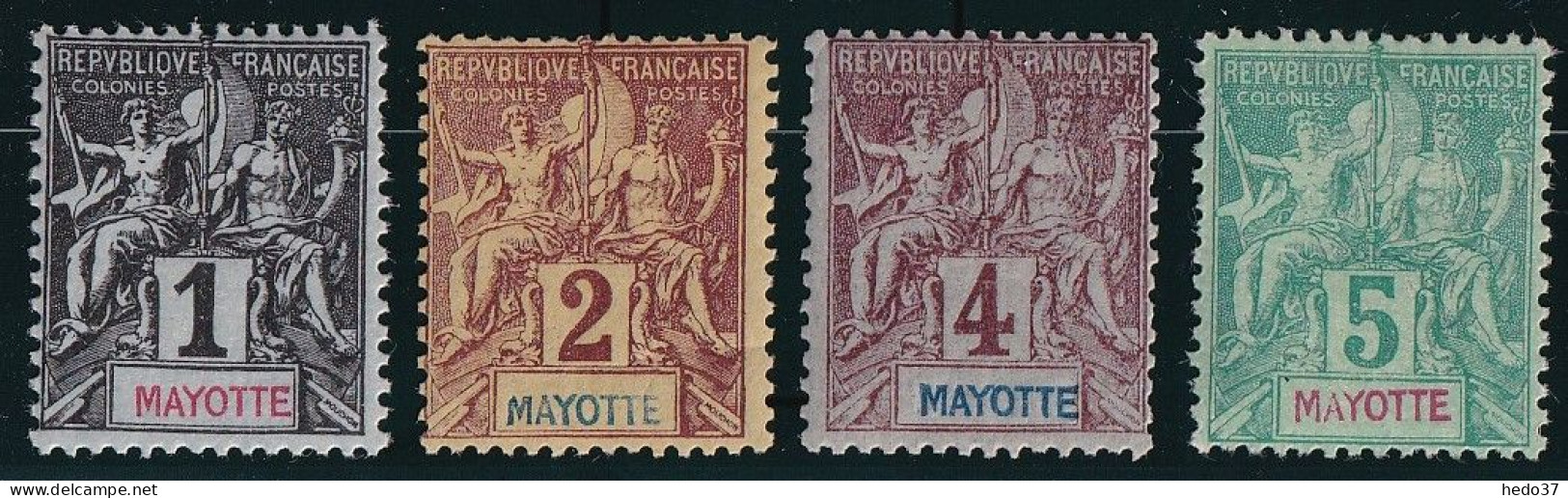 Mayotte N°1/4  - Neuf * Avec Charnière - TB - Neufs