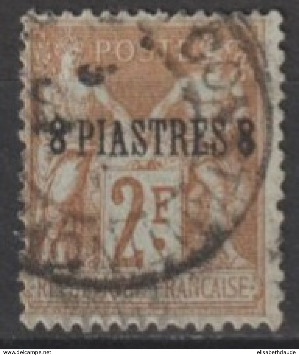 LEVANT - 1886/1901 - SAGE SURCHARGE - YVERT N°7 OBLITERE - COTE = 50 EUR - Gebruikt