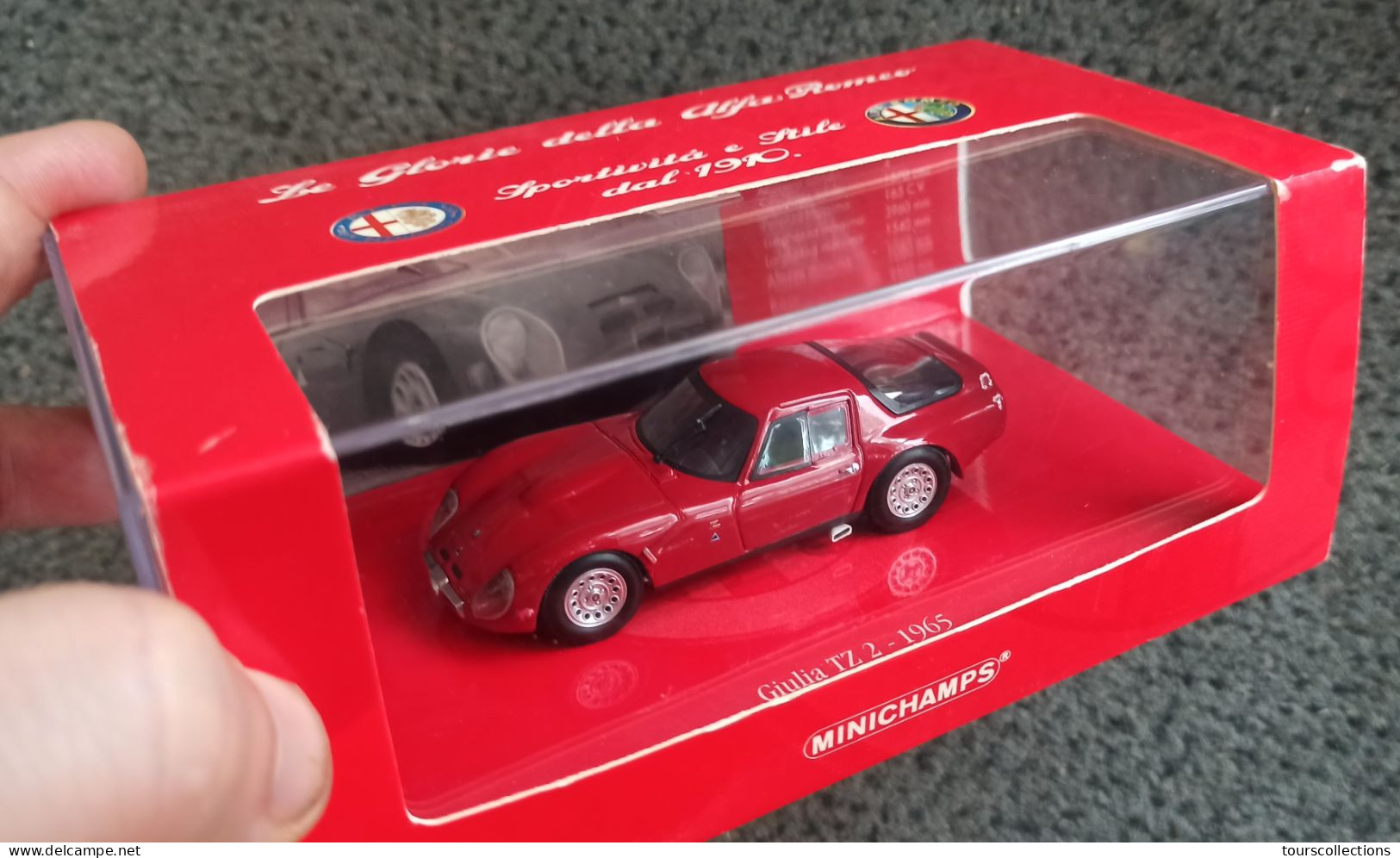 1/43 ALFA ROMEO GIULIA TZ 2 De 1965 - Minichamps