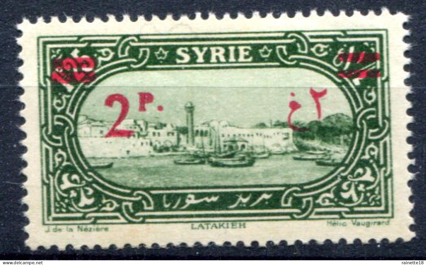 Syrie            189c **  Surcharge Recto-verso - Nuovi