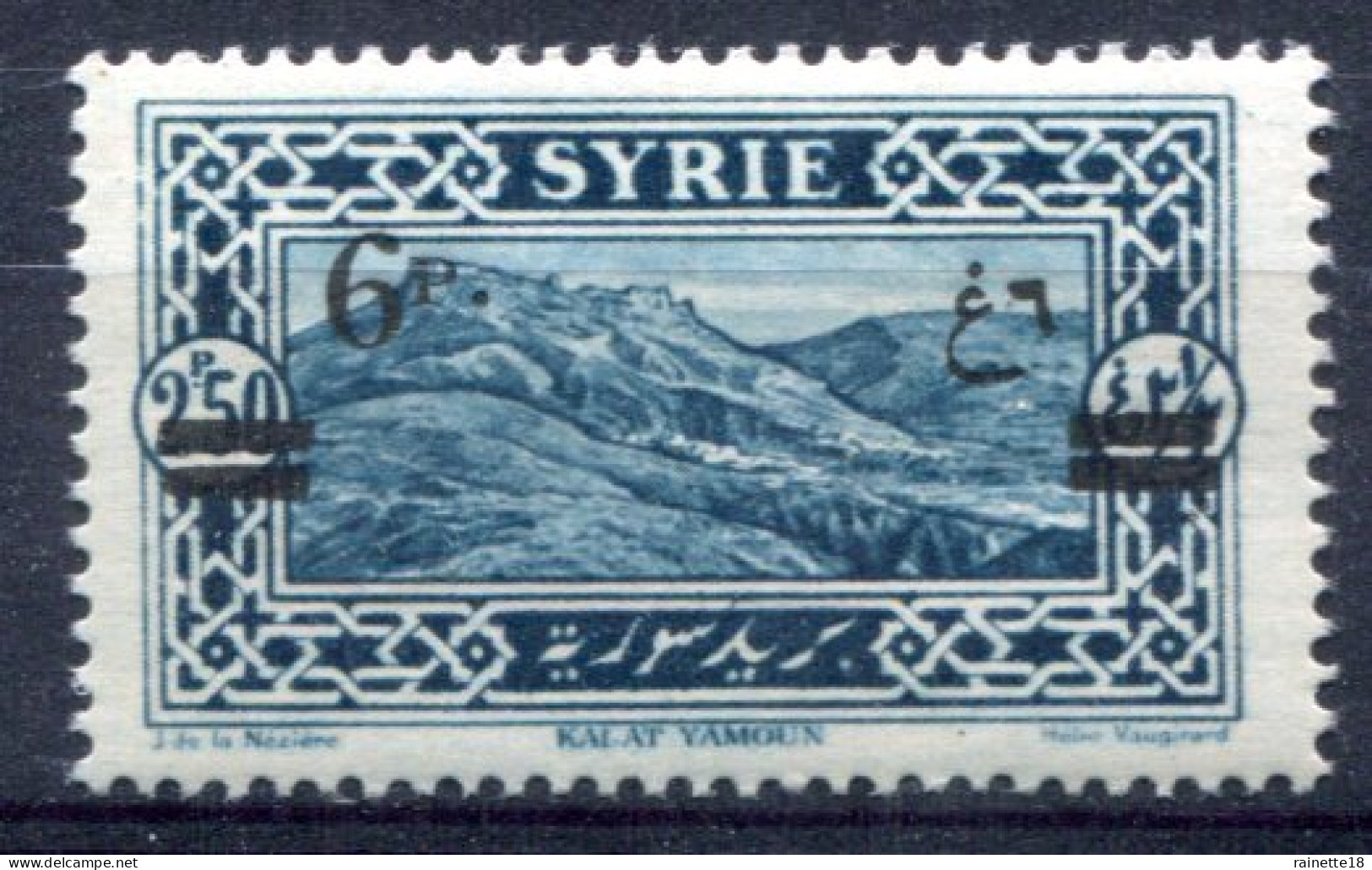 Syrie            184 **  Surcharge Au  Recto Et Au Verso (rare) - Unused Stamps