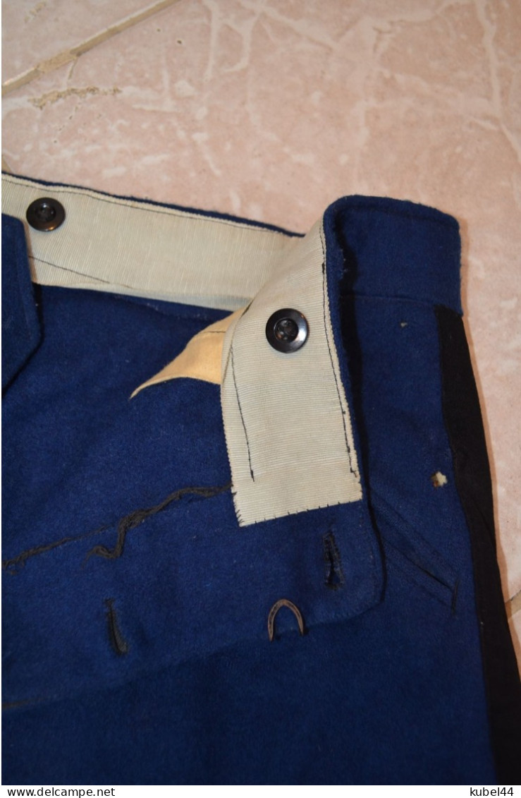 Pantalon Gendarmerie Nationale (culotte De Cheval) Laine- 1930-40 - 2 GM - Police & Gendarmerie