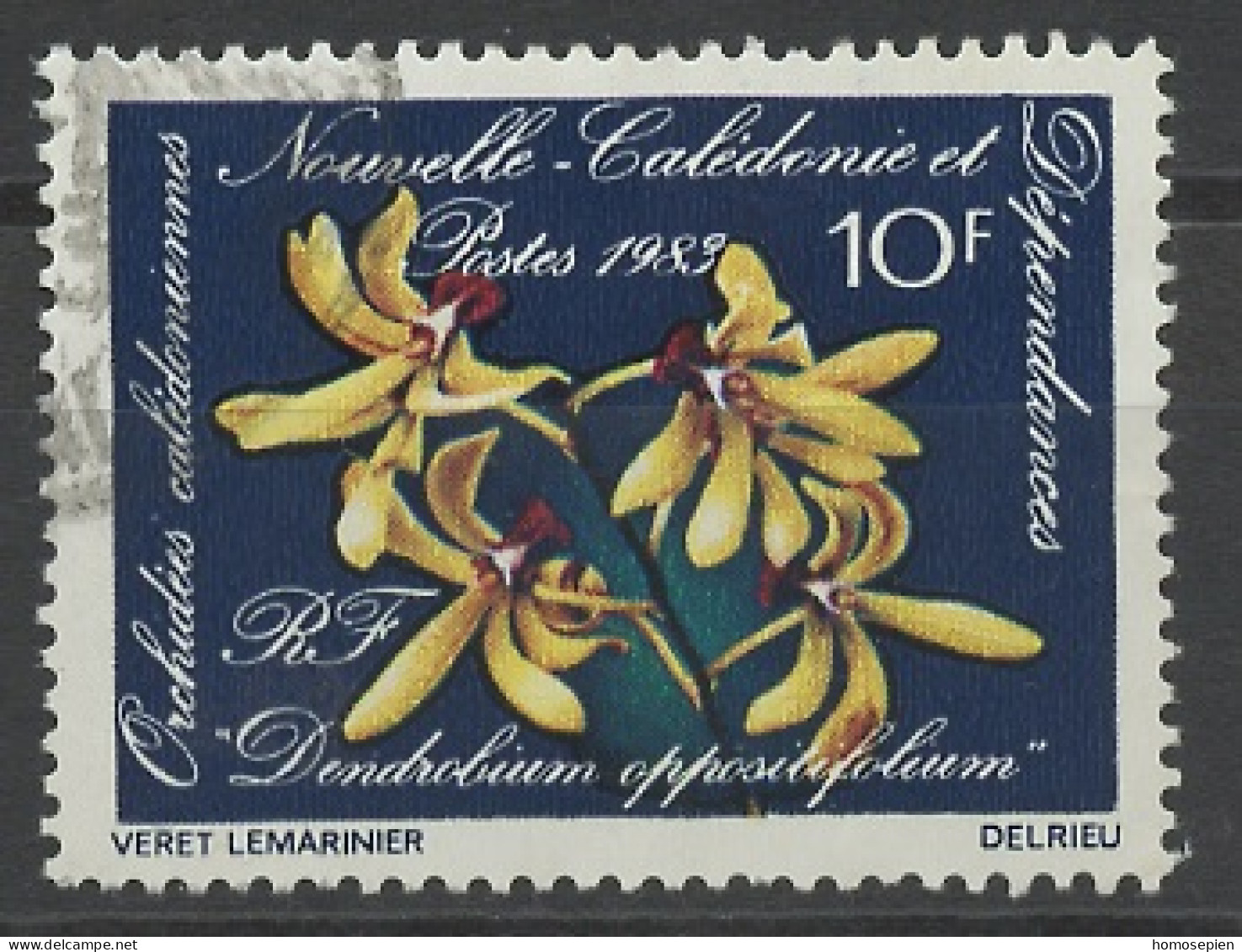 Nouvelle Calédonie - Neukaledonien - New Caledonia 1983 Y&T N°466 - Michel N°703 (o) - 10f Orchidée - Used Stamps