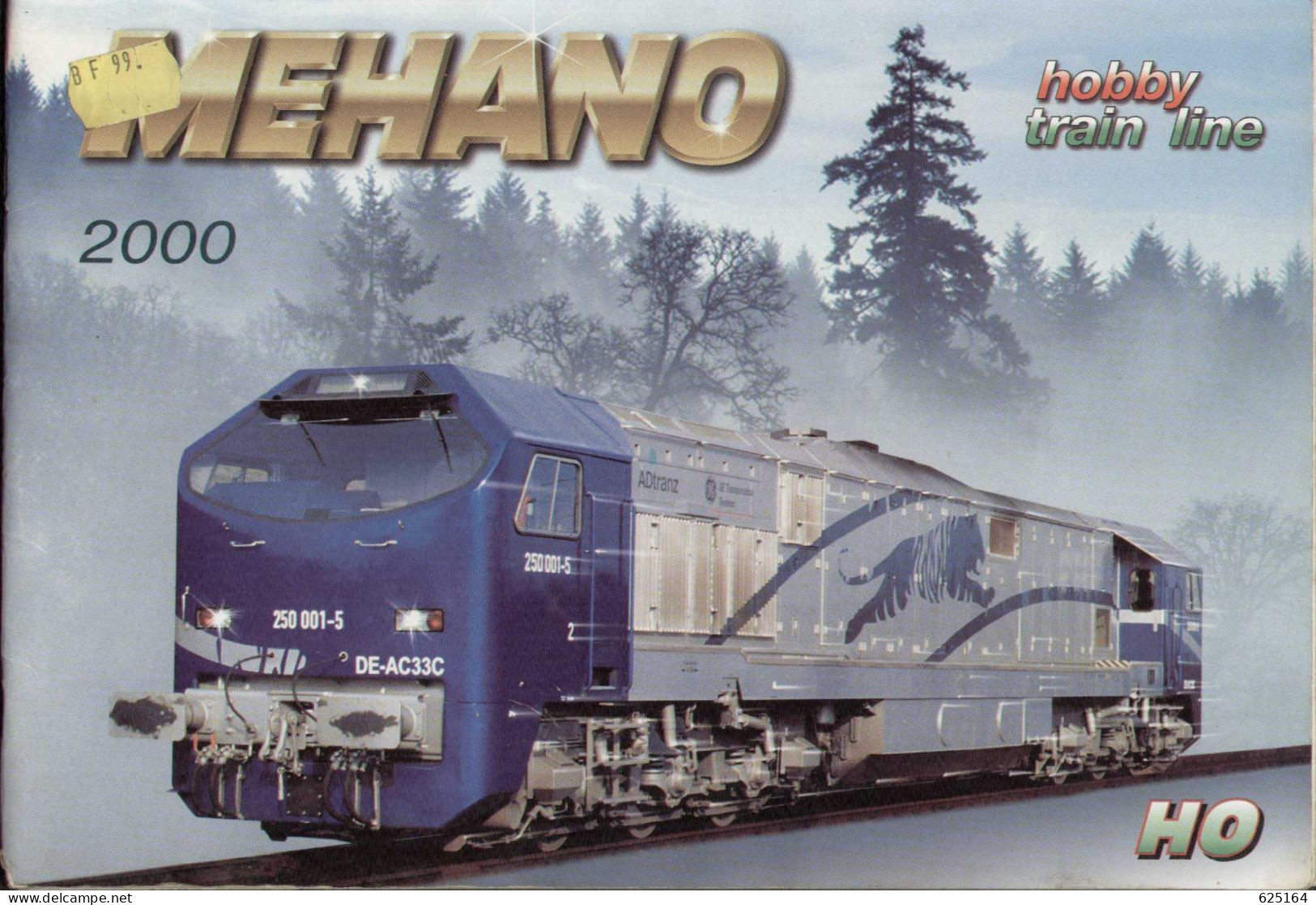 Catalogue MEHANO 2000 HO 1/87 -  Hobby - Train Line - En Slovène, Anglais, Allemand, Italien Et Français - Francese