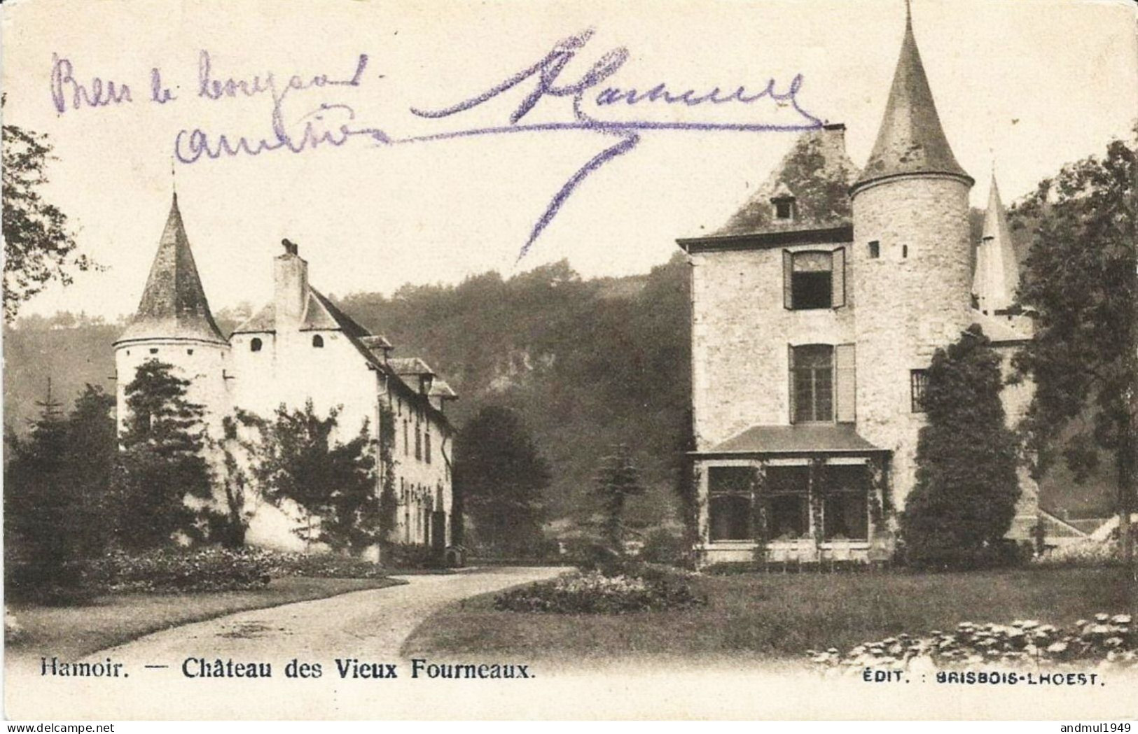 HAMOIR - Château Des Vieux Fourneaux - Edit. Brisbois-Lhoest - Hamoir