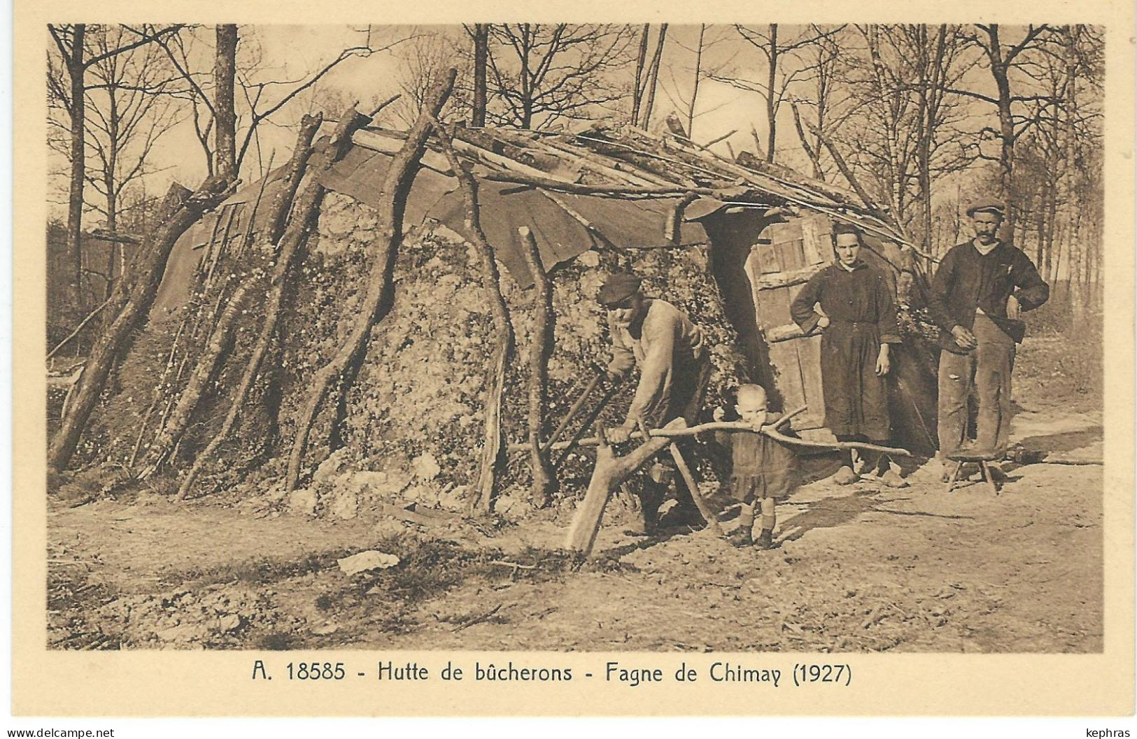 CHIMAY : La Fagne - Hutte De Bûcherons - Chimay