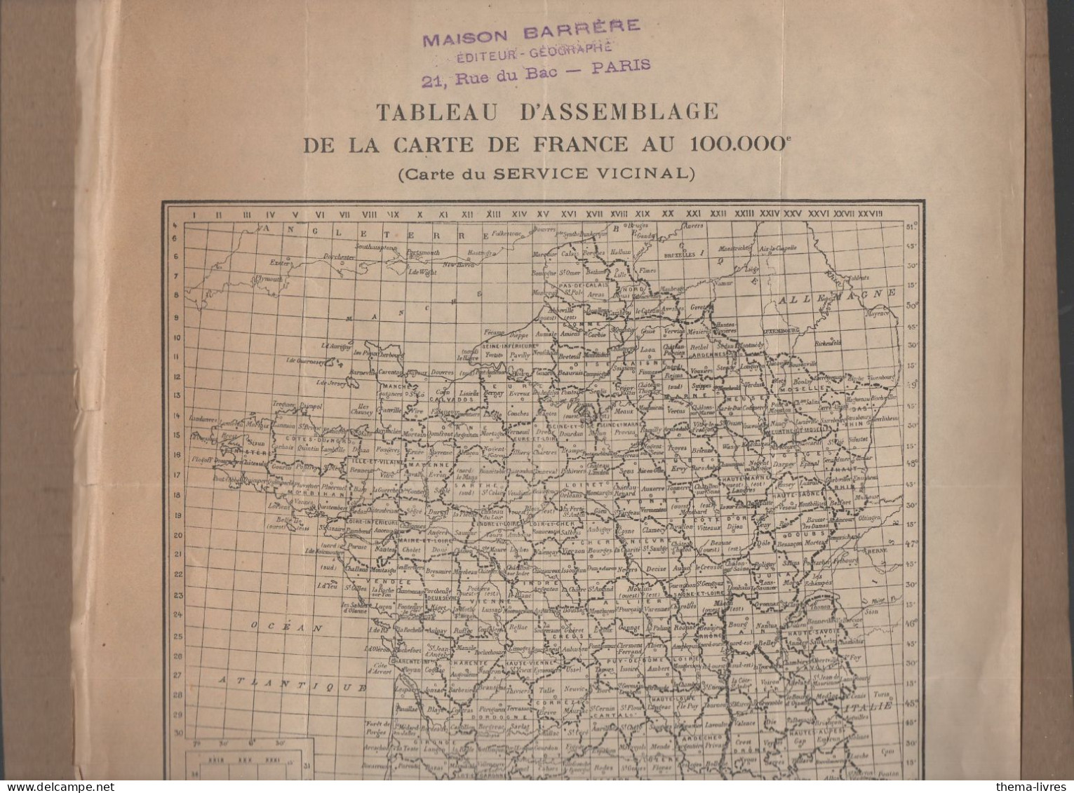 Catalogue Des Cartes Plans Et Ouvrages Div (+  Documents Ajoutés) 1928 (ed Du Ministère De La Guerre   (CAT5236) - Frankreich