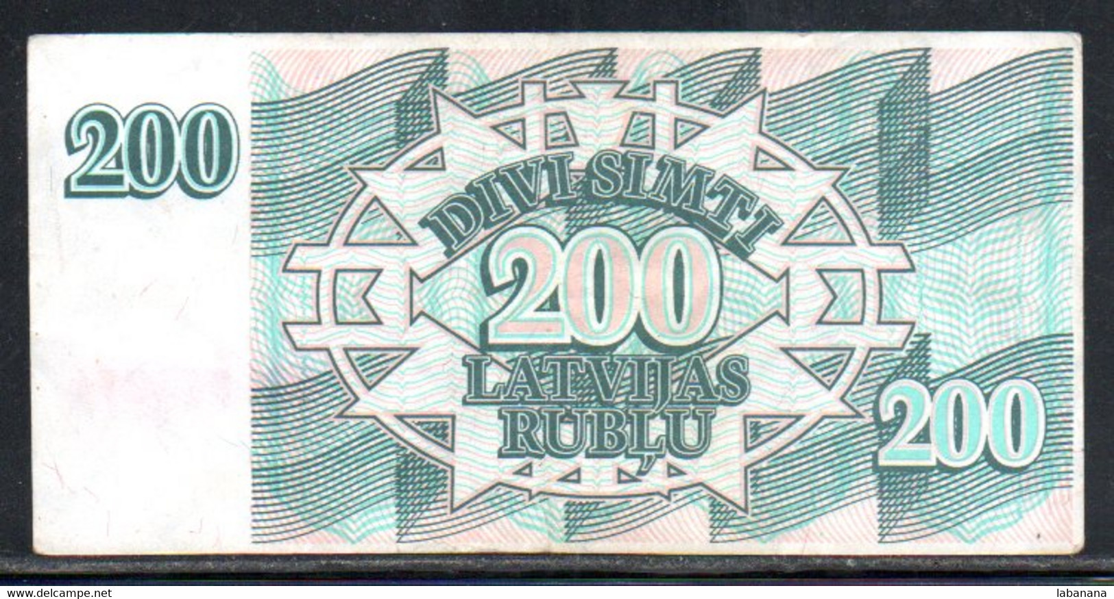 659-Lettonie 200 Rublu 1992 BB944 - Latvia